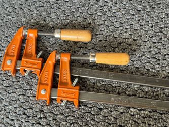 Clamps!  12”, 34”, 36” bar clamps and strap clamps