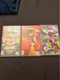 Arcade pac, Dragon Ball Z and Splatoon 2