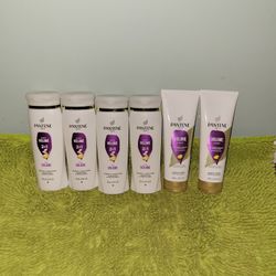 4 Pantene 2in1/12oz And 2 Conditioner 10.4oz  Sheer Volume