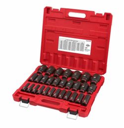 Milwaukee Deep Impact Socket Set with Case