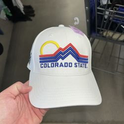 NWT Colorado State Rams Under Armour Blitzing Strapback Adjustable Hat Cap New