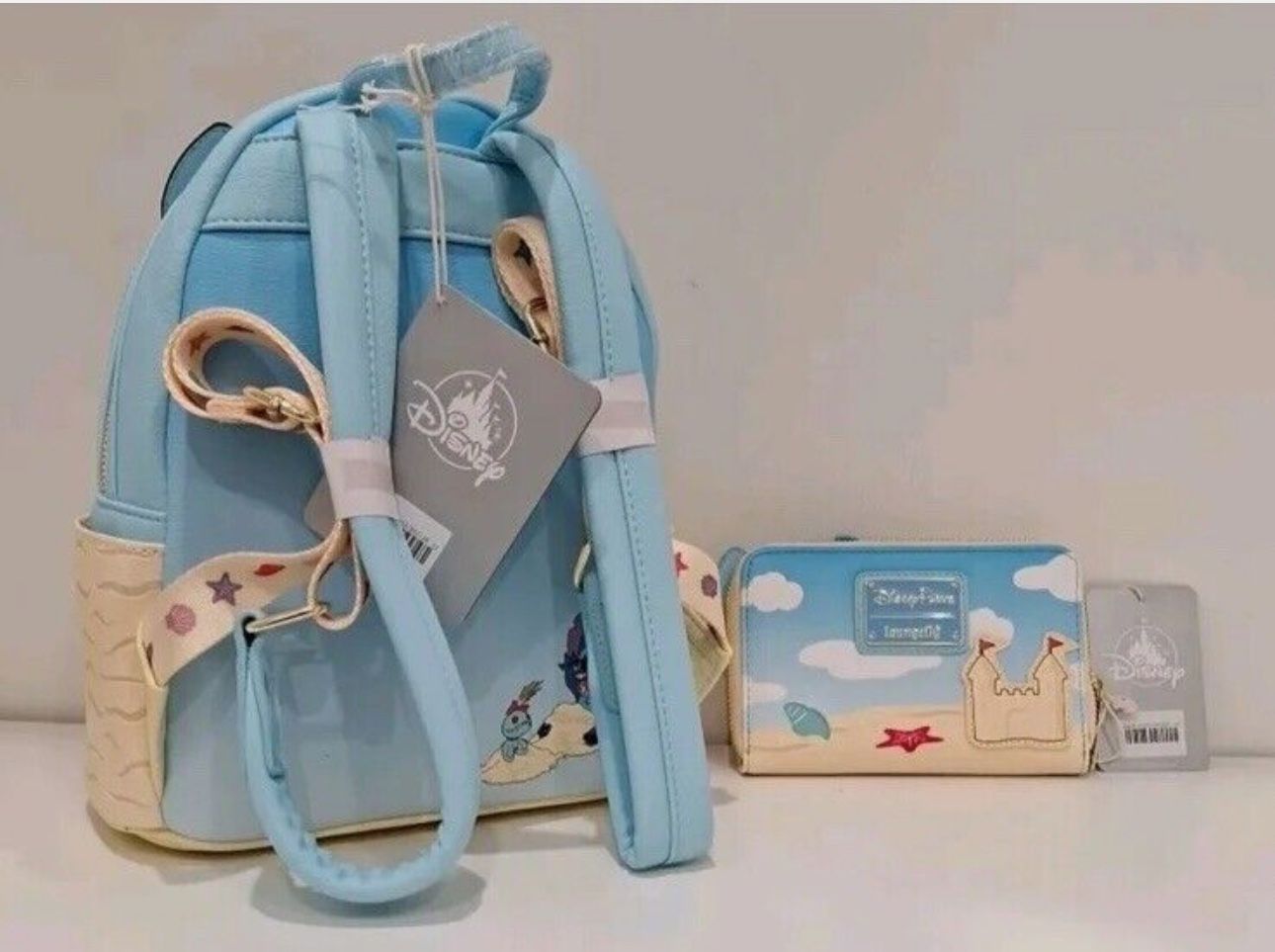 NEW WITH TAGS! Loungefly Disney Stitch And Scrump Beach 