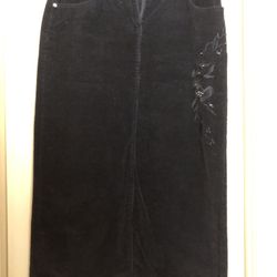 Corduroy Women Skirt, XL