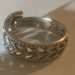 Sterling Silver Spoon Ring