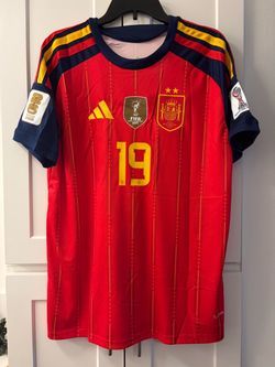Lamine Yamal Spain World Cup 2026 Jersey. Size Large