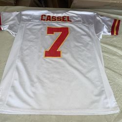 Authentic Matt Cassel Kansas City Chiefs Jersey Clean Mens 48 Vintage NFL White