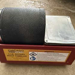 Chicago Electric Power Tools Rock Tumbler Rotary 3 Lb Capacity 67631 Plus Extras