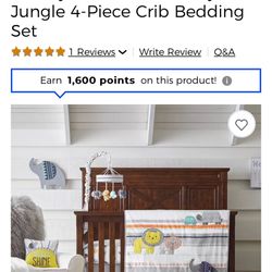 Safari Animal Toddler Bed Set