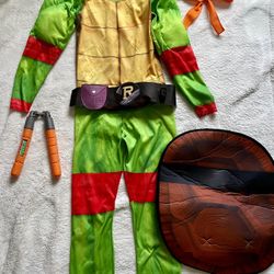 Kids Large 10-12 Teenage Mutant Ninja Turtles Halloween Costume