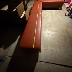 L Shape Bench  Booth 11ft X 6 Ft