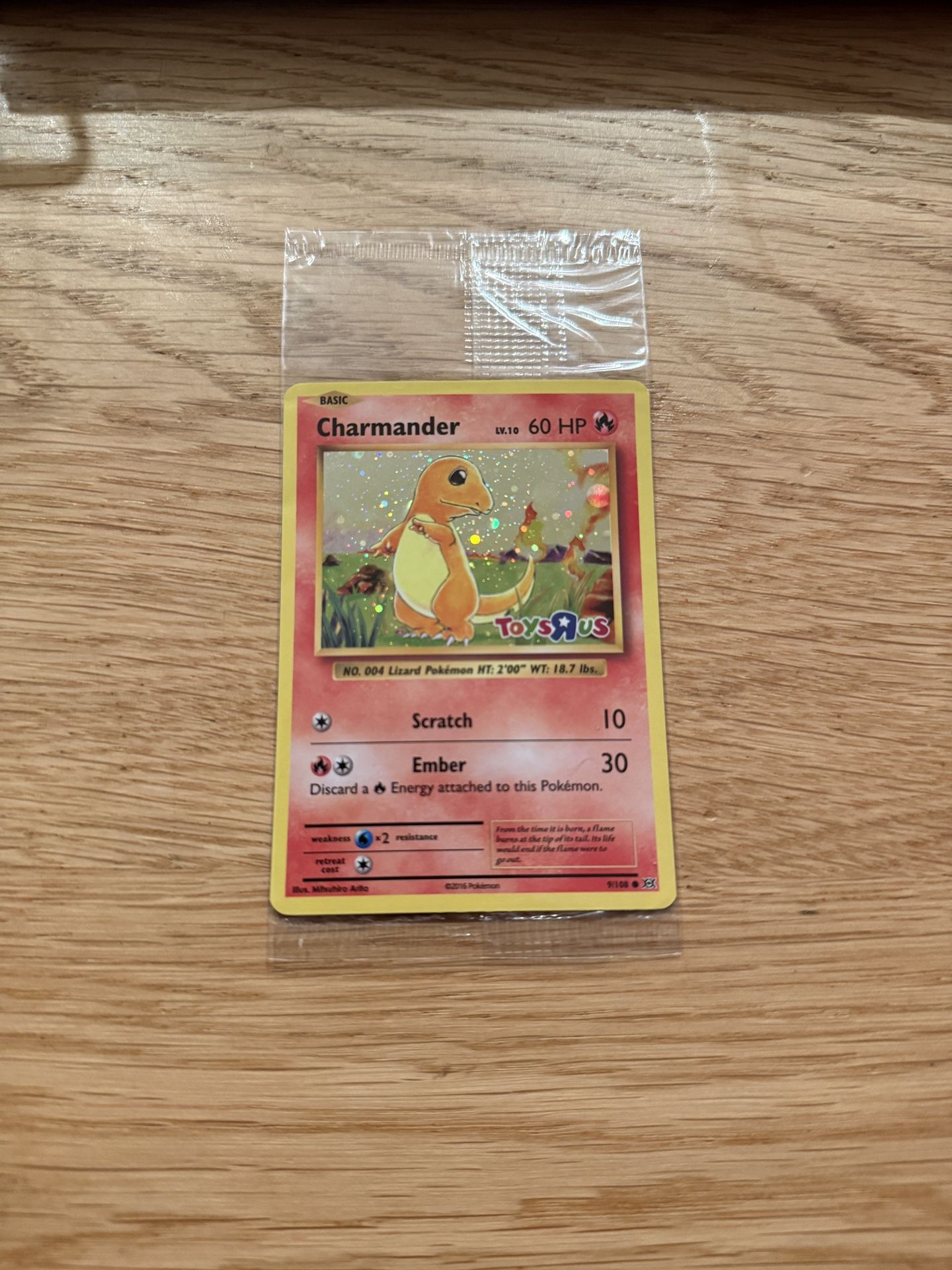 Toys R Us Charmander Promo Pokemon Card Sealed