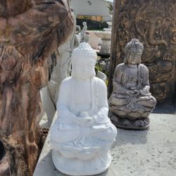 Concrete Buddha Statue / Cement Garden Backyard Buddhas
