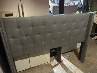 Queen  Headboard with bed frame