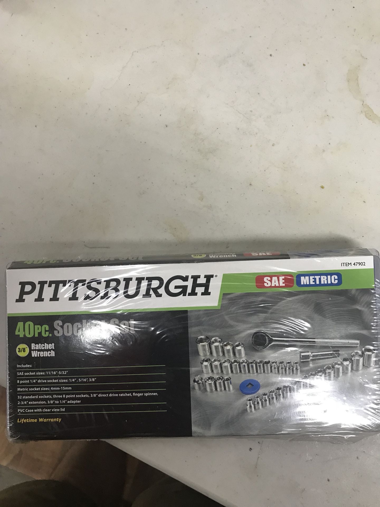 Pittsburgh 40pc.socket wrench