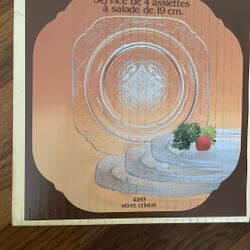 Vintage Indiana glass salad plates