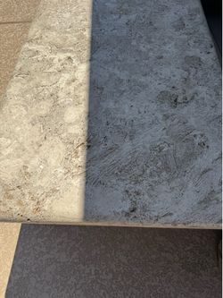 Stone, top and vase, coffee table