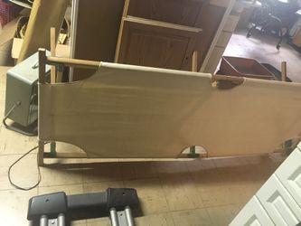 1 Folding Camping Cot , Canteen, Canteen Meal Kit Shave Kit Coolers 