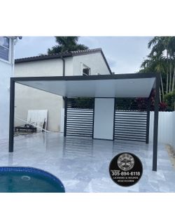 Aluminum pergola