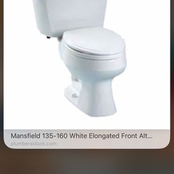 Toilet Mansfield 160 Tank And Mansfield 135 Bowl Brand Brand New