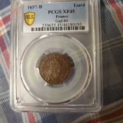 PRB3 1657-B GRAD-80 COLONIAL FRANCE 