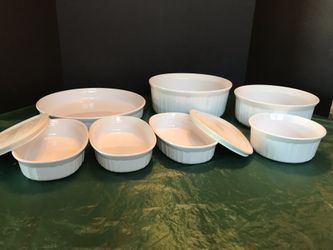 Corning Ware French White 7 pieces baking set
