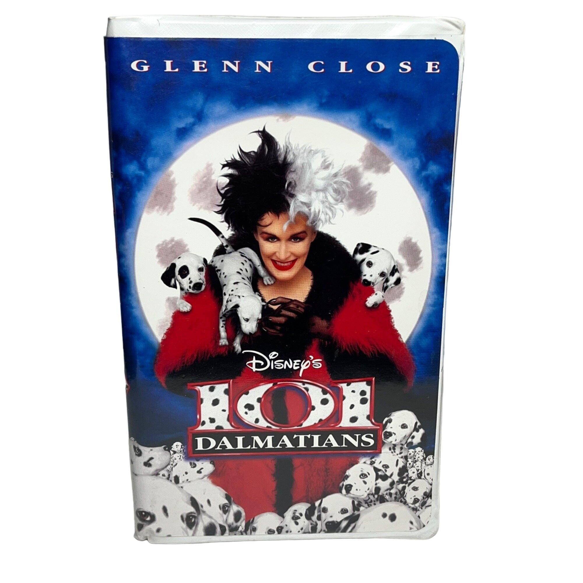 Disney's 101 Dalmatians Live Action VHS Movie Glenn Close Clam Shell