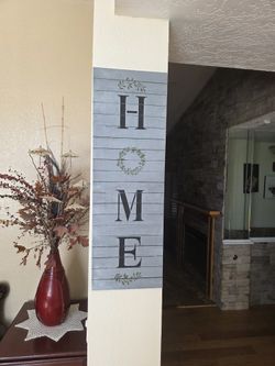 Display Sign. Wooden. 12" x 36".
