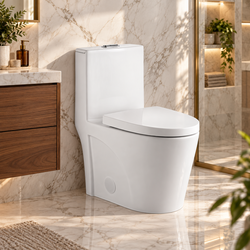 Brand New One-Piece Elongated Toilet – ADA Comfort Height, dual flush: 1.1 / 1.6 GPF