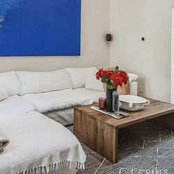 Cloud sectional white sofa