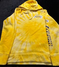 Men Large Hollister Los Angeles Lakers World Champions Tie-Dye Hoodie