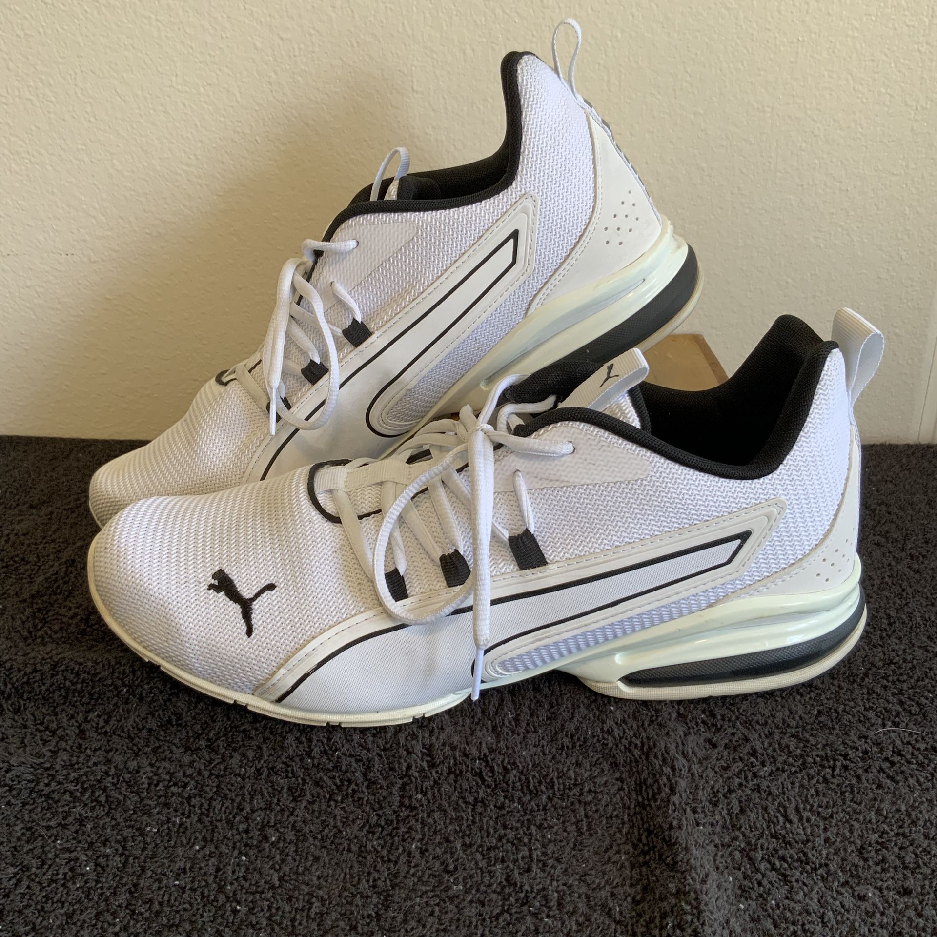 PUMA Enzo 2 Men’s Size 12 Sneakers – White/Black