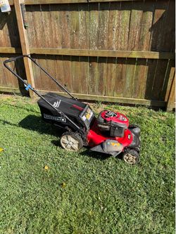 Lawn mower push