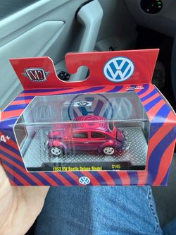 M2 Machines 1953 VW Beetle Deluxe Psychedelic Purple & Red — Limited 6,504 pcs