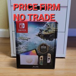 BRAND NEW NINTENDO SWITCH  - TEARS OF THE KINGDOMS Ed. FIRM PRICE,  NO TRADE, READ DESCRIPTION FOR DETAILS