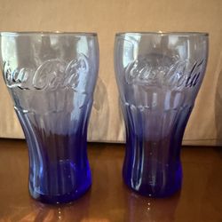 4 Vintage Coca-Cola drinking glasses
