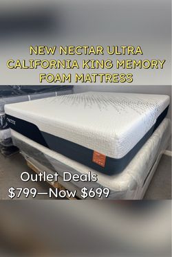 New Nectar Ultra California King Memory Foam Mattress
