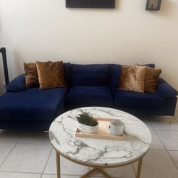 Blue Sectional Couch For Sale