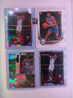 Topps 2025 VJ Edgecombe 76ers Rookie 4-Card Lot