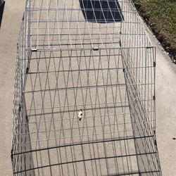 DOG GATE CRATE W/ ROOF DOOR 23 X 23