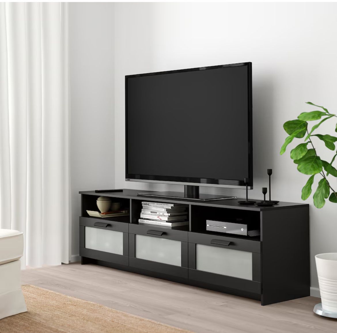 IKEA Black TV stand