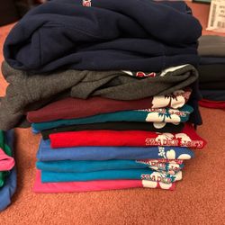 Trader Joe’s shirts, zip up and hoodie 