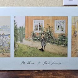 Vintage Carl Larsson At Home Poster Print