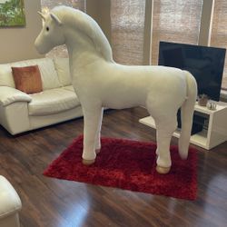 Life size Plush Unicorn - One Of A Kind - Collector’s - For That special Child! 