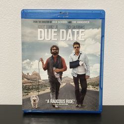 Due Date Blu-Ray Movie Robert Downey Jr Zach Galifianakis 2011