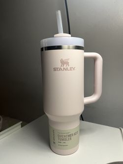 Light pink Stanley Cup white