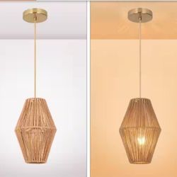 BROWN ISLAND PENDANT LIGHT 