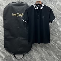 Louis Vuitton Black Polo Shirt New 