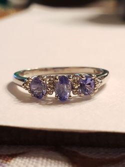 Sterling Silver Tanzanite Ring
