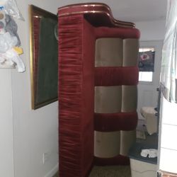 Large Red Sectional Couch 