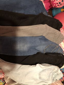 6 pants size 2t for baby girls